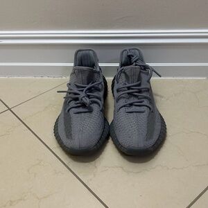 Yeezy Charcoal Knit Sneakers